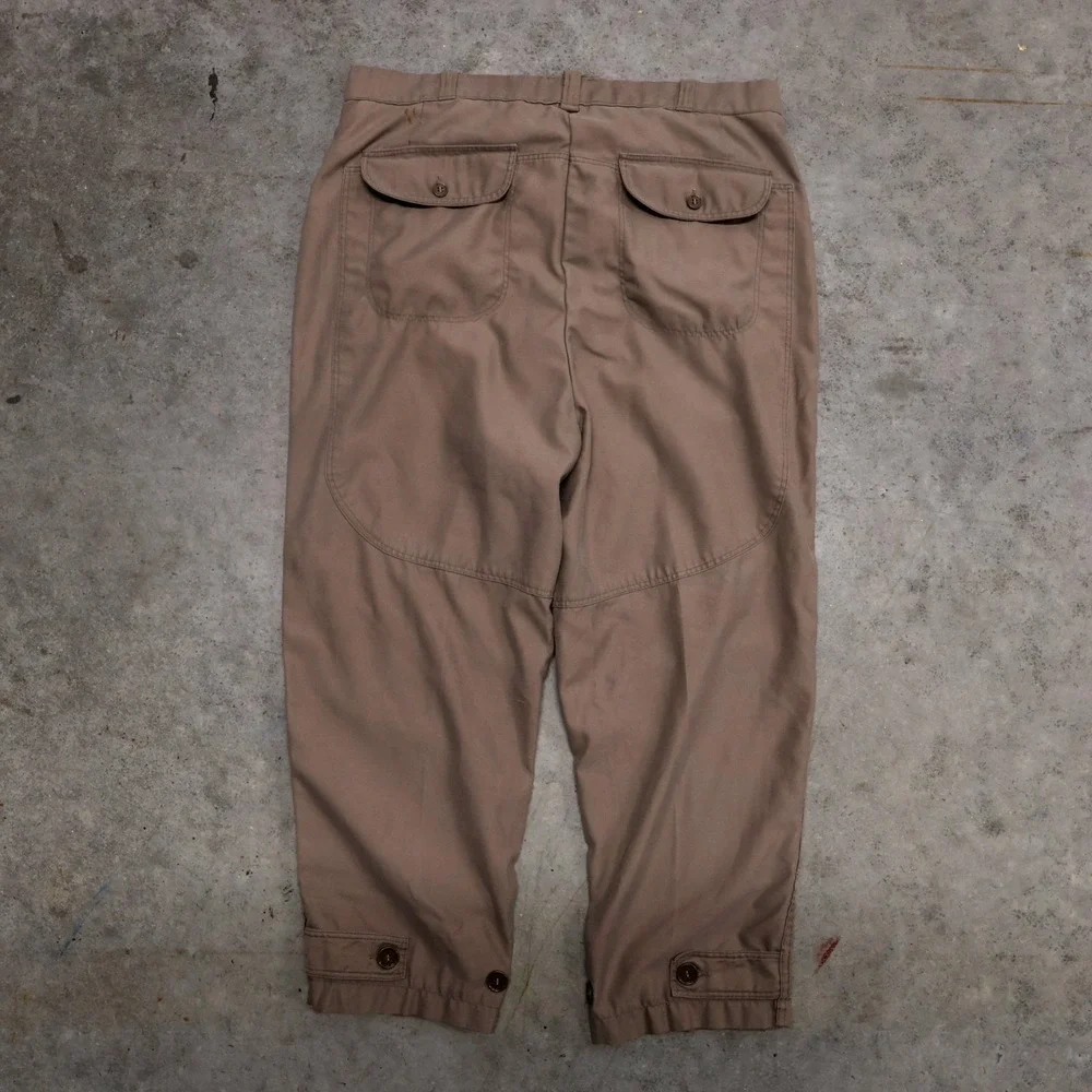 Vintage 10-X Hunting Pants Men's Large Tan Outdoor Field Cargo USA Made